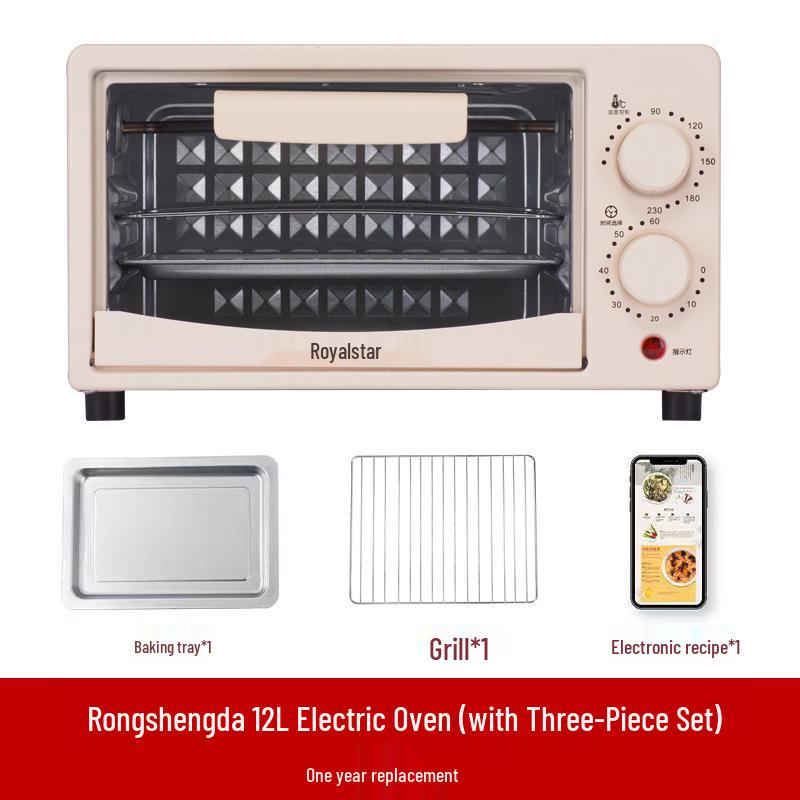 Rongshengda 12-литровый вертикальный многофункциональный электрический духовой шкаф для домашней выпечки Oven