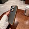 iPhone16promax mobile phone case, you shield, gold b alloy camera frame, suitable for Apple 16pro protective case.