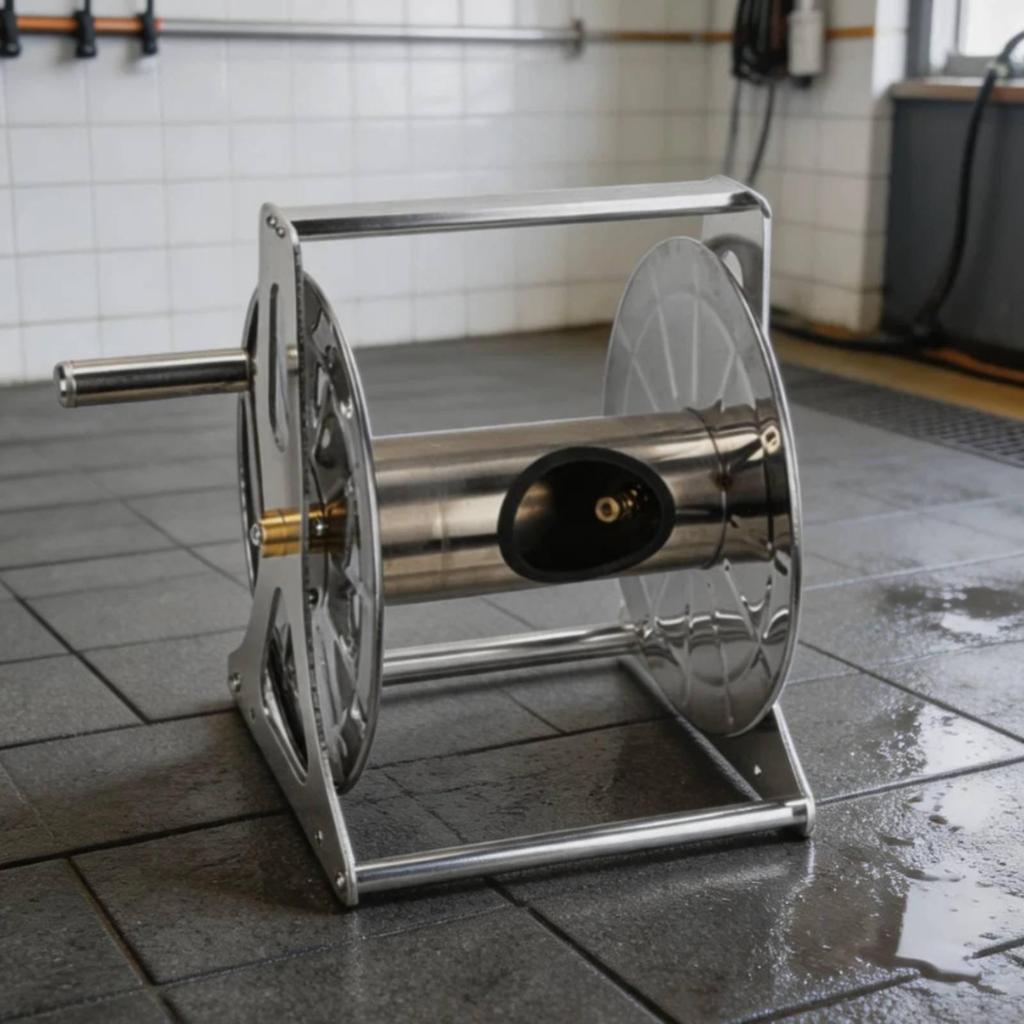 Stainless Steel Hose Reel Carrier Tangletangle-Resistant for Car Wash