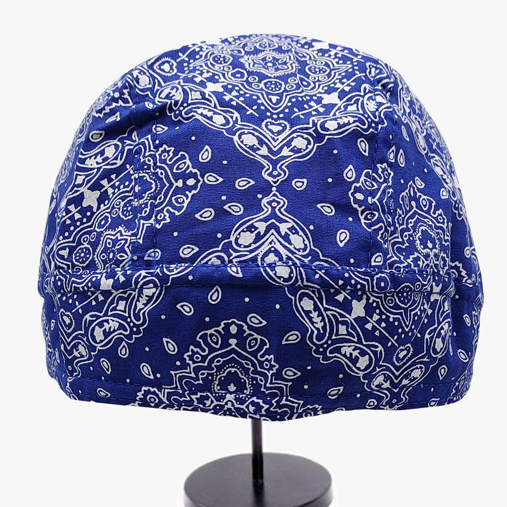 Trifong Bandana Cap Cotton Paisley Pirate Hat Quick Dry Sweat Wicking Breathable Summer UV Protection Doo Rag Inner Cap Bicycle Helmet Anti-UV