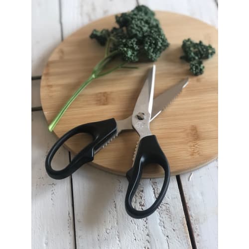 Sumikama Diamond Cross Stainless Steel Kitchen Scissors, Rust-Resistant, Disassembles for Cleaning, Made In Japan, Seki City, Gifu Prefecture, DC-900