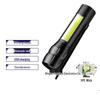 Portable USB-C Rechargeable LED Zoom Flashlight