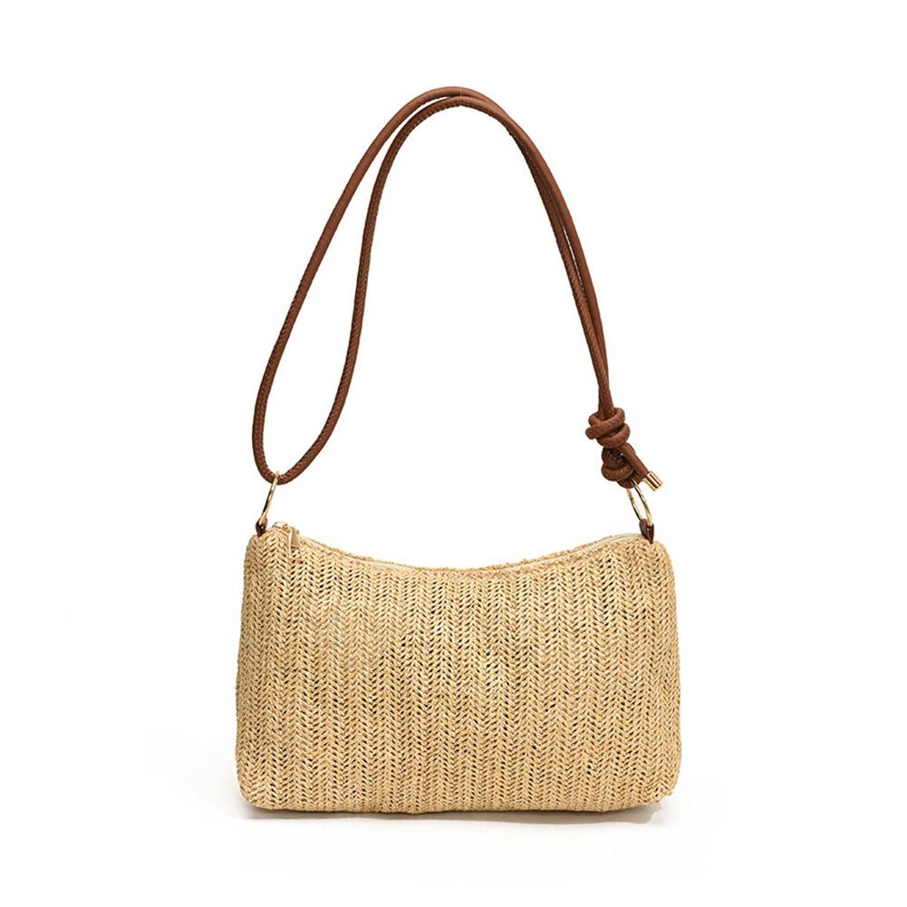 Boho Braided Shoulder Messenger Bag Large Capacity Fashion Casual Shoulder Bag High-quality Ethnic Style Simple Bag