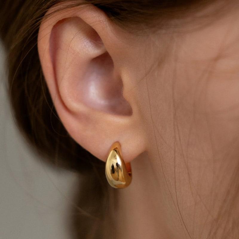 Tatiana Plump Volume Hoop Earrings EC3227 Size L