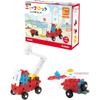 Gakken New Block Fire Truck Set 24 Pieces for Ages 2 and Up