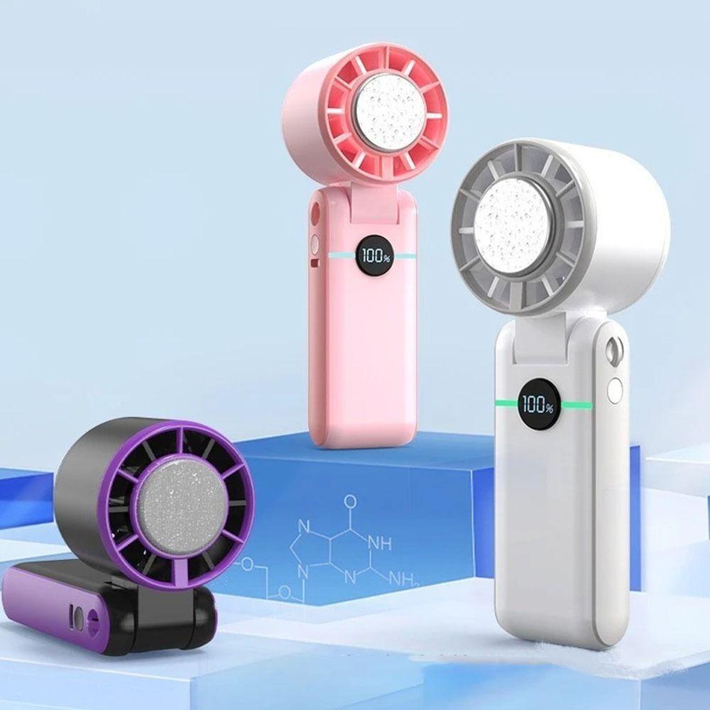 Semiconductor Refrigeration Mini Handheld Fan Powerful Turbo Fan Cooling Fan