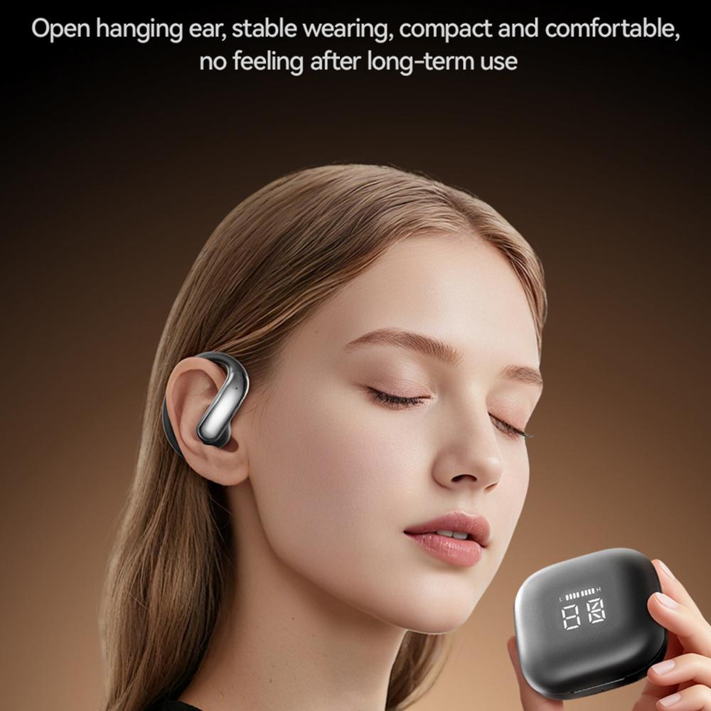 Wireless Smart Translator Open-Ear Earbuds, Bluetooth 6.0, Low Latency, HiFi, Long Play