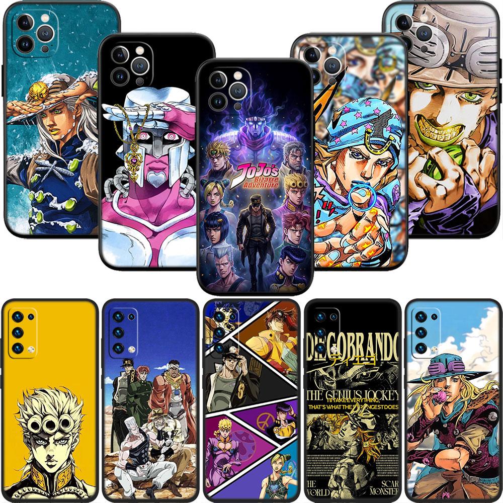 LO56 JoJos Bizarre Adventure Soft Shell Phone Case for Xiaomi Poco C40 C50 C51 C55 C65 C71 C75 F3 F5 F6 F7 M2 M3 Pro Ultra