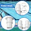 2 Pieces Pool Hose Adapter Connector Coupling Parts Accessories High Performance Heavy Duty