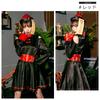 Brightlara Halloween Cosplay Jiangshi Chinese Clothing Costume for Girls, jys-012-RE-XL