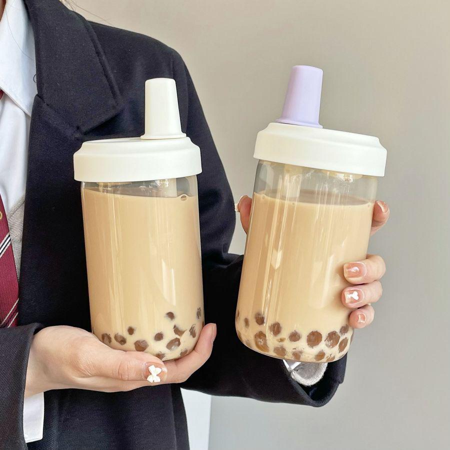 High-Temp Resistant Portable Pearl Straw Cup for On-the-Go Milk Tea