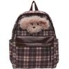 School Bag Plush Bag for Women, 1011 New Large Capacity Commuter Backpack, Casual Multifunctional Single Shoulder Bag, Travel Backpack
