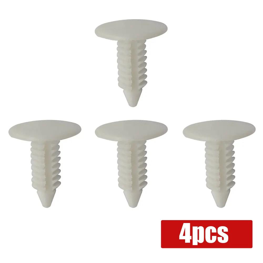 

4x пряжки для номерного знака автомобиля, универсальные зажимы для потолка автомобиля, белые фиксаторы бампера автомобиля, аксессуары для салона автомобиля белый