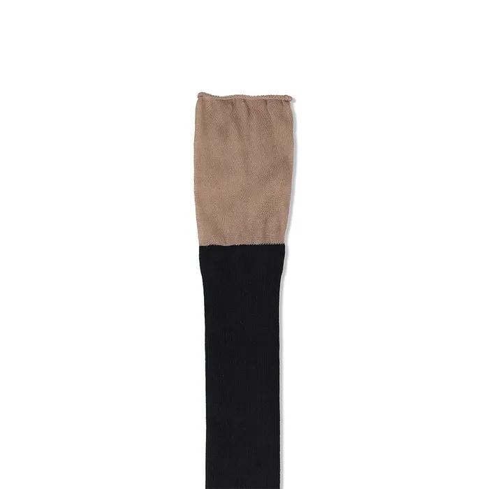 [heryoung]_Pippi Layered Over-the-Knee Socks (Caviar)