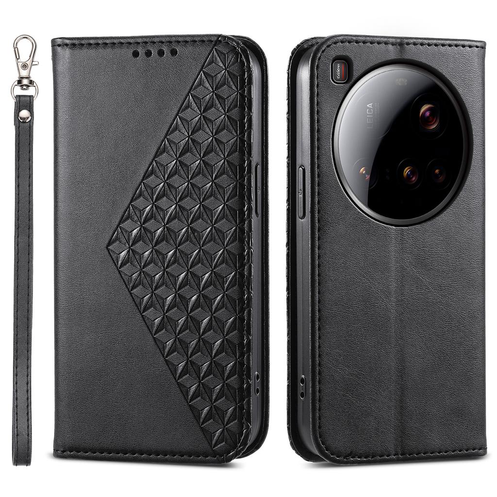 For Xiaomi 15 Ultra Case Calf Texture PU Leather Phone Cover with Wallet