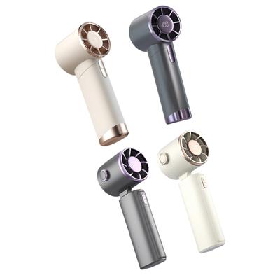 Portable Handheld Fan Camping Fan Type C Rechargeable Hand Held Fan Mini Personal Fan for Desk Fishing Camping Traveling Summer