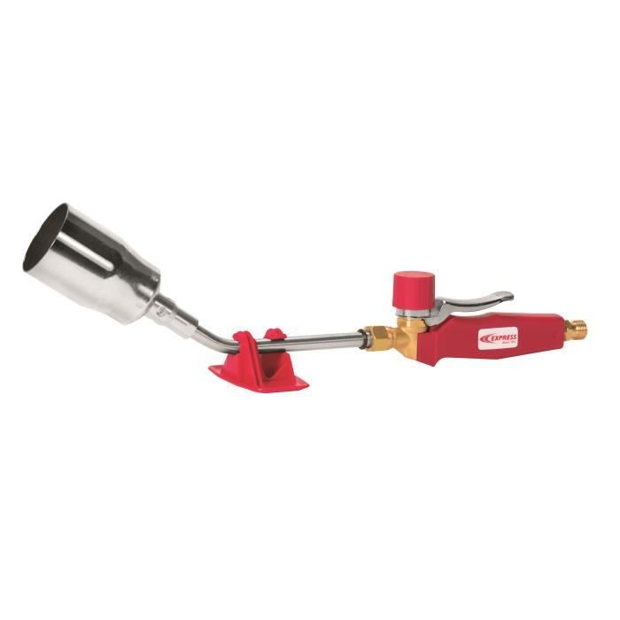 Chalumeau étancheur acier comprenant un manche réf. 605 wr + un godet de 100 kw + un col de 180 mm