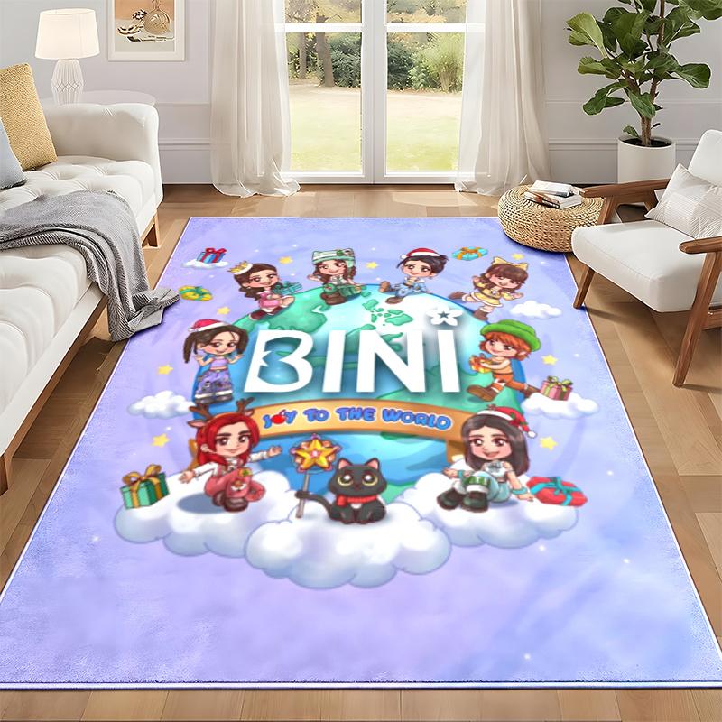 BINI Carpet Door Mat for Living Room or Bedroom Protective Mat Under Chair Office Decoration Christmas Gift Birthday Present