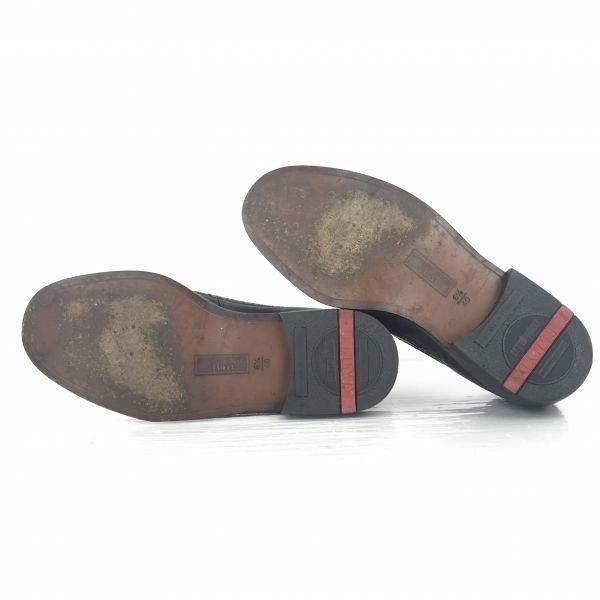 Lloyd Germany Heavy Leather Wingtip 25.0 Black Medallion Dress Shoes Business(USED)