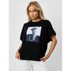 Loose Printed T-Shirt Fashion Wind New Arrival Fashion Print Loose Leisure Cotton Short Sleeve T-shirt Top