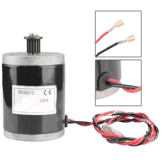  100 W Metallbürstenmotor für kleinen Surf-Elektroroller, 24 V