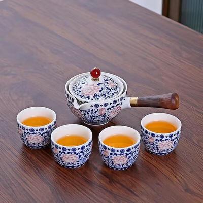 Ting Le Chinese Ceramic Kung Fu Teapot Set