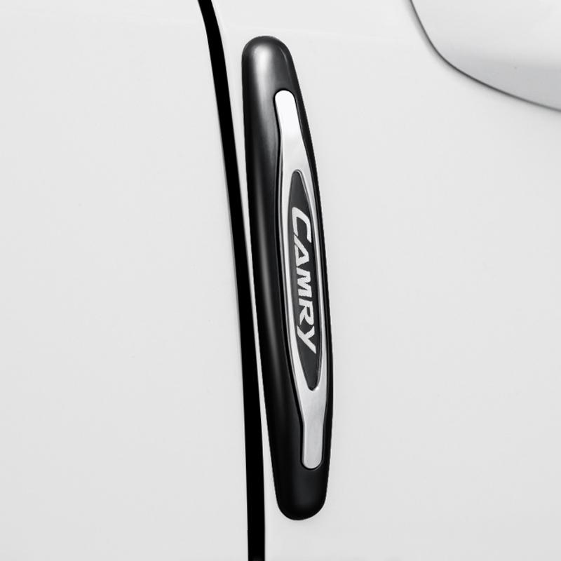 OELK1 4pcs For Toyota camry Car Handle Protector Sticker Door Edge Crash Strip Anti-collision Accessories