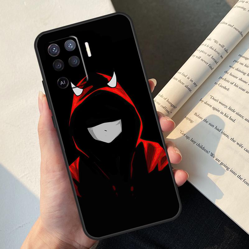 Devil Woman Case For Oppo A58 A98 A78 A18 A38 A60 A80 A40 A77 A57 A17 A74 A54 A94 A96 A76 A16 A15 A5 Pro