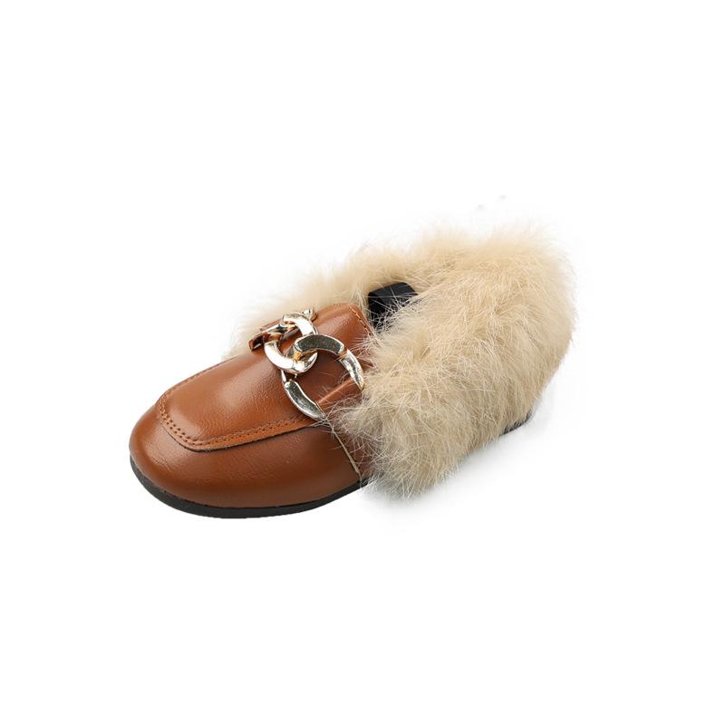 Klasické zimní dětské boty pro chlapce Teplé nadýchané Dívčí Bavlněné boty Módní ploché Všestranné Dětské Běžné Boty Jednoduché Měkké