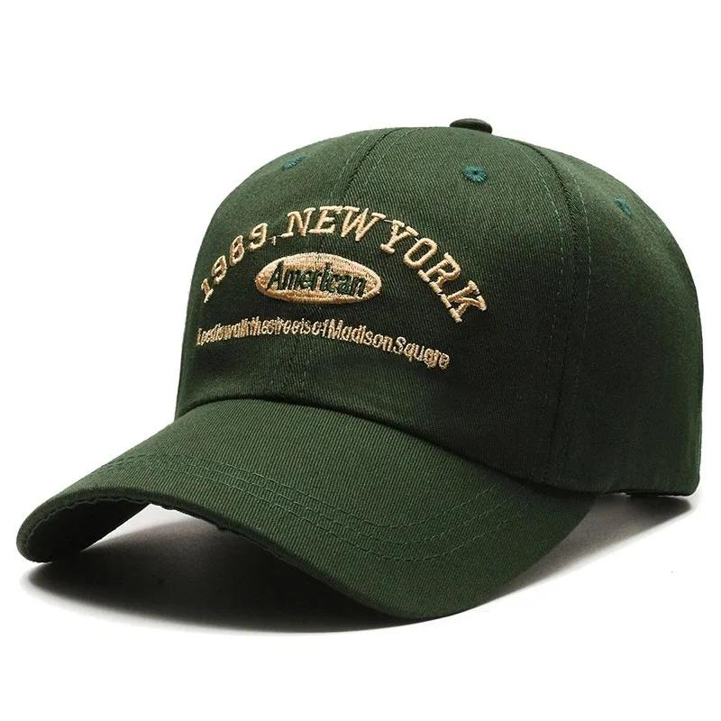 Retro Baseball Cap 100% Cotton Embroidered Adjustable Unisex Sun Hat for Outdoor, Super Bowl Party, Summer Casual Vintage Style