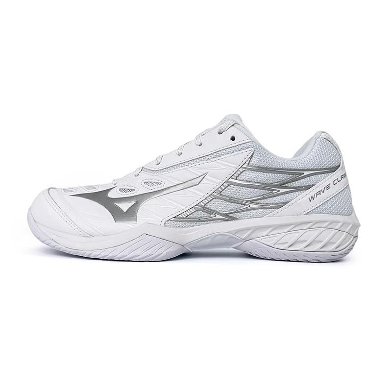 

Mizuno Wave Claw 1-го поколения Аохара Нодзоми Амортизация Противоскользящие Прочные Низкие Бадминтонные Кроссовки Женские кроссовки Белый Серебристый 71GA191603 36