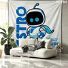 ASTRO BOT Custom Name Wall Tapestry Aesthetic Wall Hanging Printed Fabric Blanket Decorative Tapestries for Bedroom Living Room Home Decor
