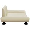 VidaXL Dog Bed Cream 70x45x28 Cm Faux Leather 172002
