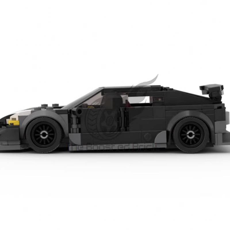 Building Blocks MOC Model 3 Racing Model Speed8 Grid Car Educational Assembly Toy