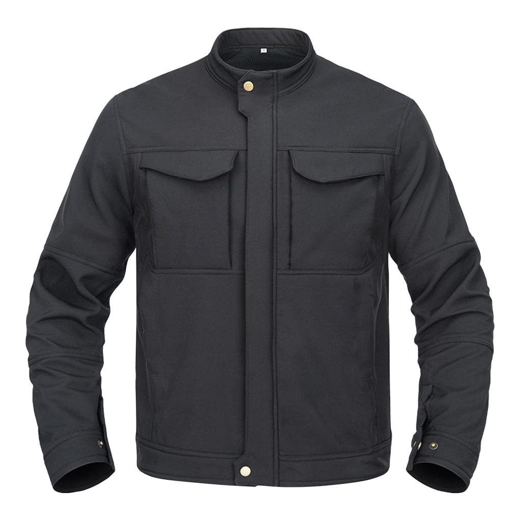 Men's Winter Solid Color Jackets Men's Fashion Trend Jackets Breathable Windproof Jackets Outdoor Sports Jackets