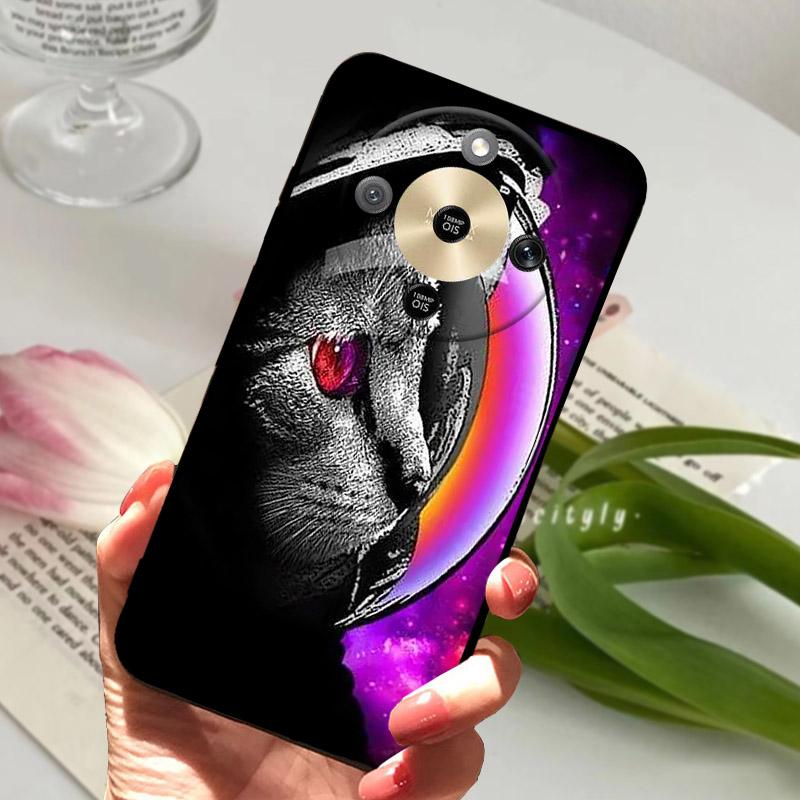 For Honor X9D Phone Case MTN-NX1 Cool Wolf Lion Silicone Back Cover For Honor Magic 8 Lite X 70 HonorX70 HonorX9d Soft TPU Funda