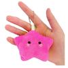 Five-Pointed Star Plush Bag Charm & Keychain - Cute, Girlish Heart Accessory for Backpacks
