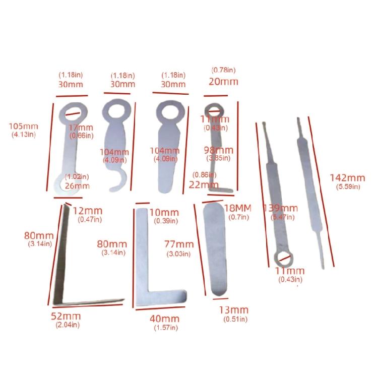Complete Brass Instrument Repair Tool Set Including Various Instrument for Professional Musician Use and Care