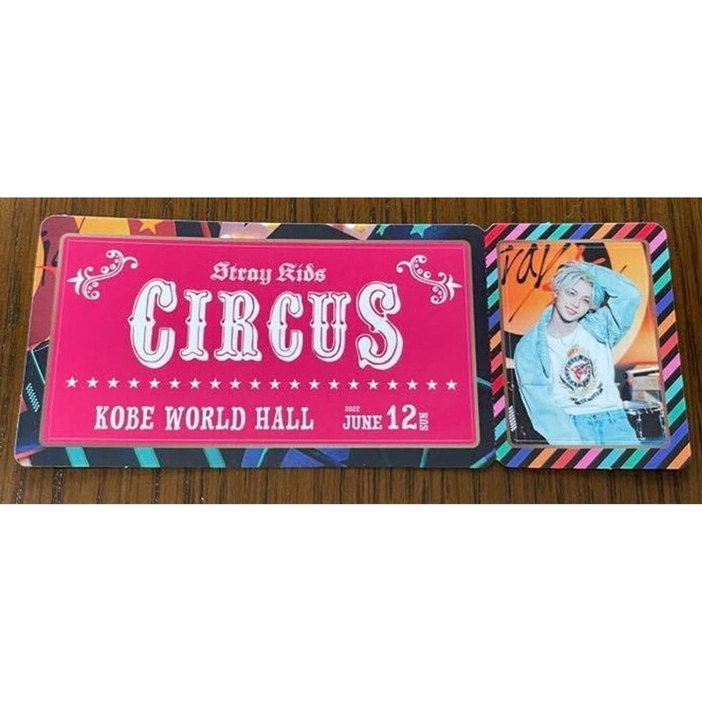 Stray Kids CIRCUS Official picture ticket Sticker Japan Kobe venue June 11,12