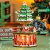 Weihnachtsbaum Spieluhr Modellbaustein Natürliches Bastelwerkzeug Mit Drehendem Musikmechanismus Feiertagsgeschenk Bestseller