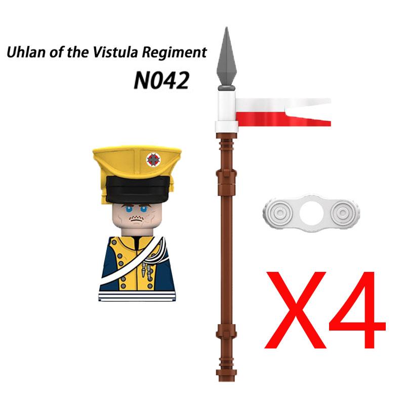 Military Medieval Building Blocks Napoleonic Wars Castle Knight Soldier Figures Weapons Guns British French Army Infantry MOC