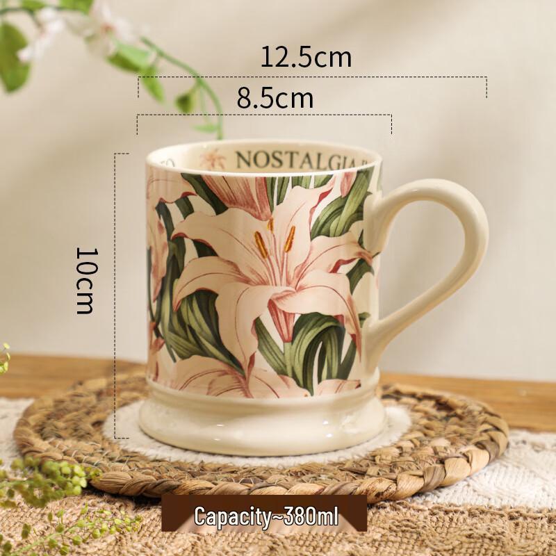 Garden Lily Ceramic Mug