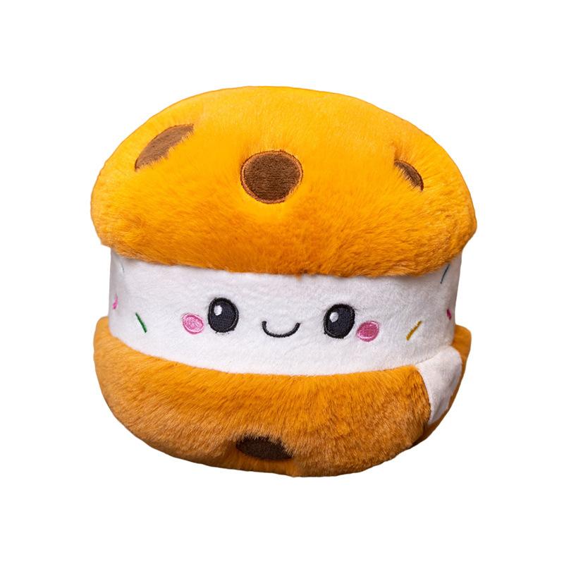 Simulated Cute Cake Series Doll Pillow Cherry Strawberry Cookies Birthday Cake Plush Toys Children's Gifts