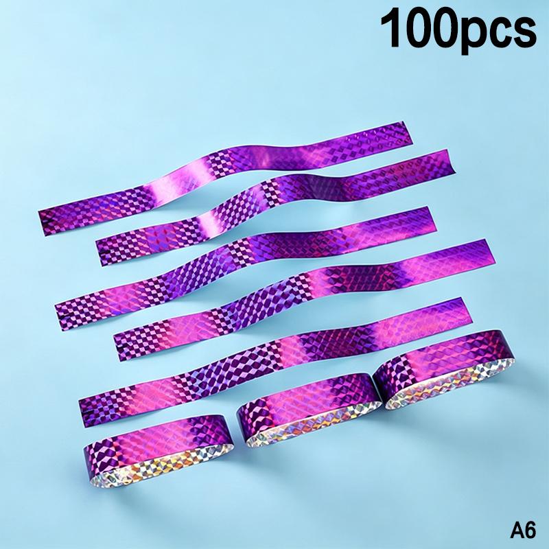 100Pcs Holographic Vip Wristbands Waterproof And Tear Resistant Design Perfect For Concerts Festivals Parties Events