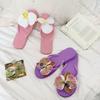 Fashion Comemore Summer Women's Flip-Flops Flowers Sweet Cute Multi-Color Slippers for Party Outdoor Vacation Indoor Home Flat Slides