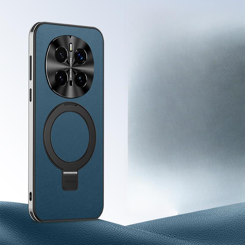 

Чехол для телефона Honor Magic7pro с поддержкой подставки, магнитное крепление, HONOR Всесторонняя защита объектива M7 Бизнес Однотонный кожаный чехол Honor Magic 7