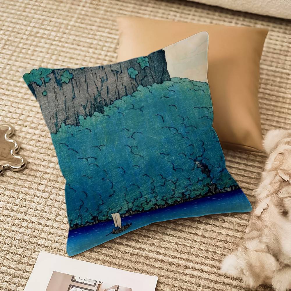 H-asui K-kawases Pillow Case Anti-dustmite Invisible zipper Sofa Bed