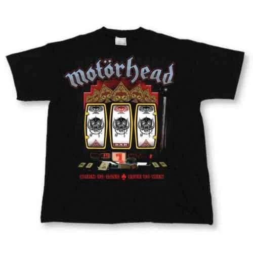 Motorhead Men s Slots T-Shirt, Black, Small 4XL