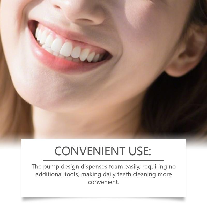 

5D Bright White Foam Toothpaste Gently Cleans Teeth, Gives A Refreshing Luster, Freshens Breath And Is A Toothpaste For Oral Care And Cleaning one size
