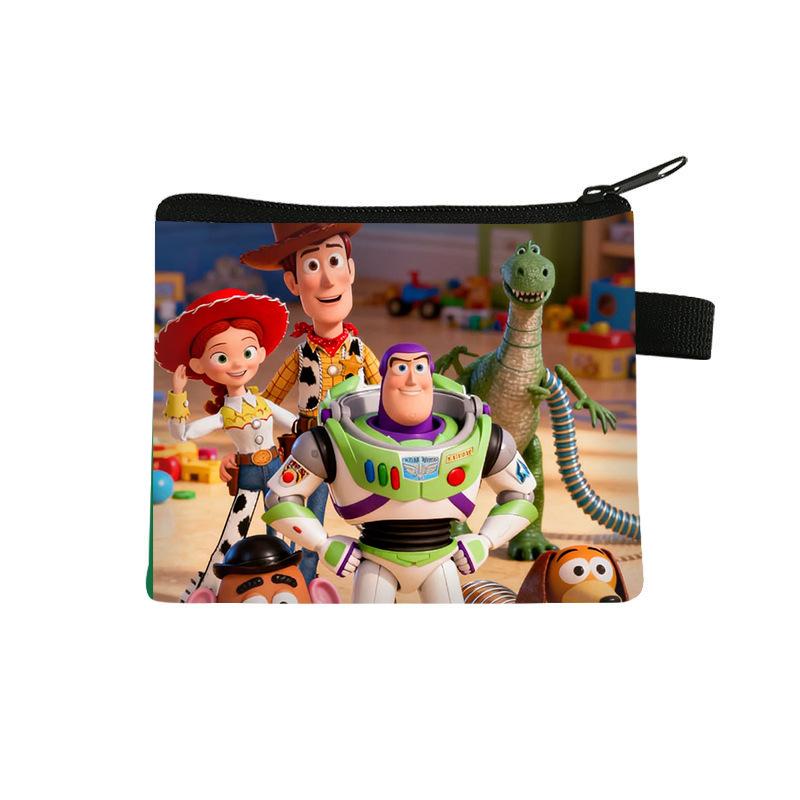 Πορτοφολάκι Toy Story Παιδικό Χαριτωμένο Μίνι Πορτοφόλι Αποθήκευσης Πολυεστερικό Εκτυπωμένο Πορτοφολάκι με Φερμουάρ Θήκη Καρτών